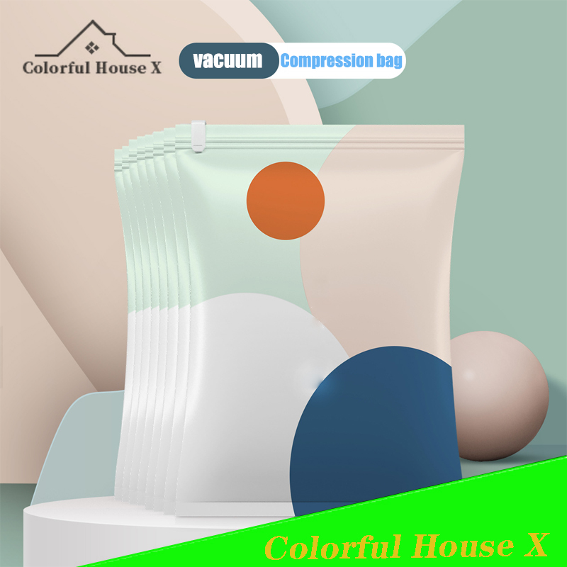 2pcs/3pcs/4pcs/6pcs/8pcs Pumping Vacuum Compression Bag Household Quilt Down Jacket Storage Luggage Special Equipment Save Spac