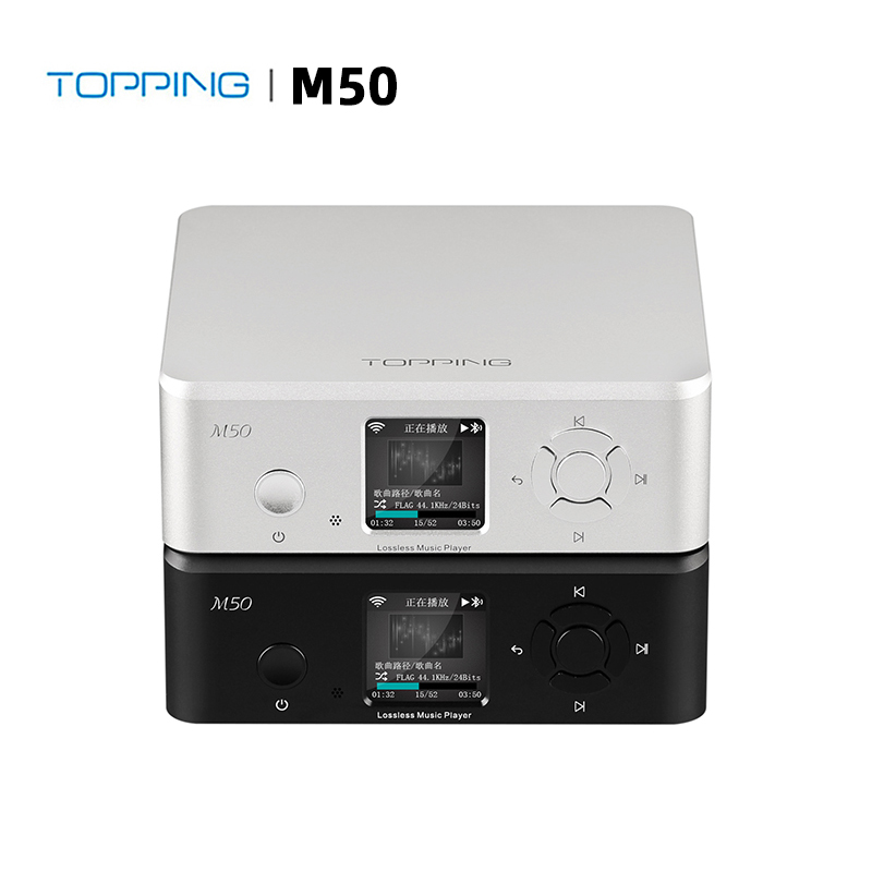 TOPPING M50 Digital Music Player DSD256 PCM384kHz airplay DLNA 256G TF card U disk Optical Coaxial USB Bluetooth IIS Output
