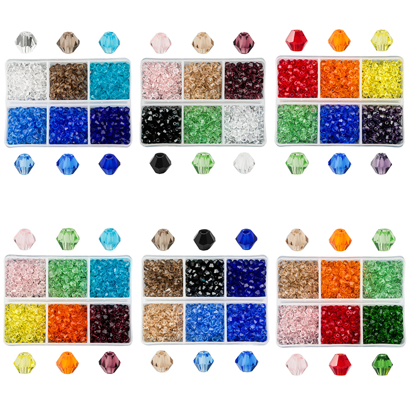 600pcs Whole4mm Glass Bicone Beads Crystal Beads Faceted Austria 5238 Bead Embroidery For Jewelry Making Best Color