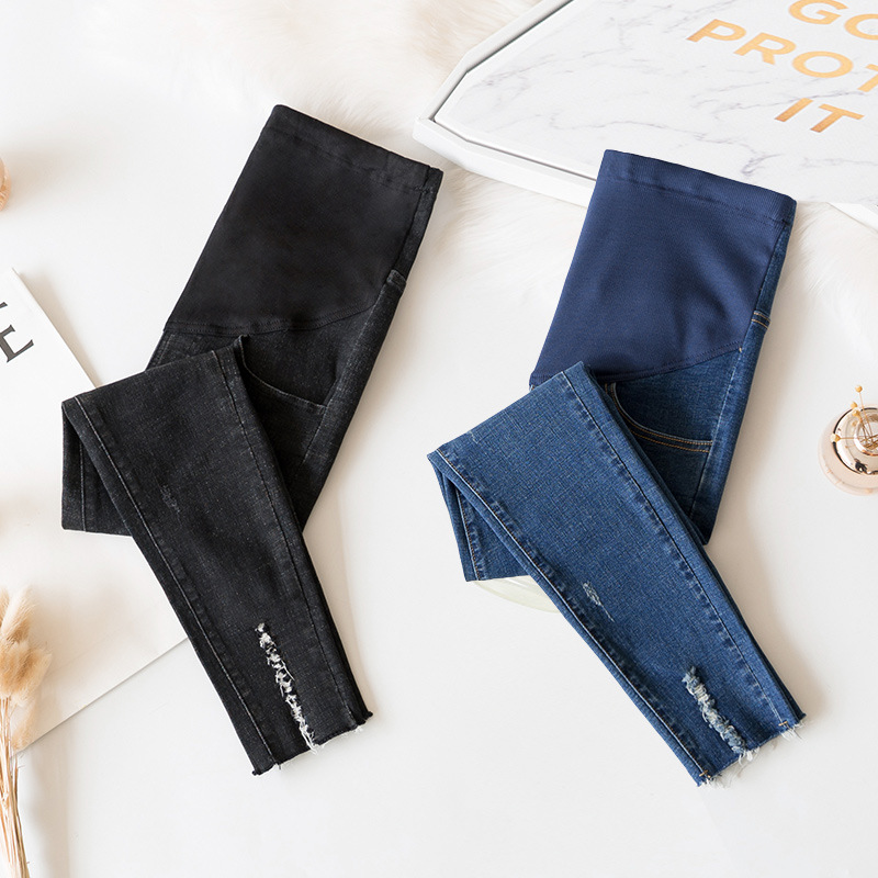 Maternity Jeans For Pregnant Women  Skinny Stretch Denim Pants Maternity Elastic Waist Pencil Trousers Pregnancy Clothes