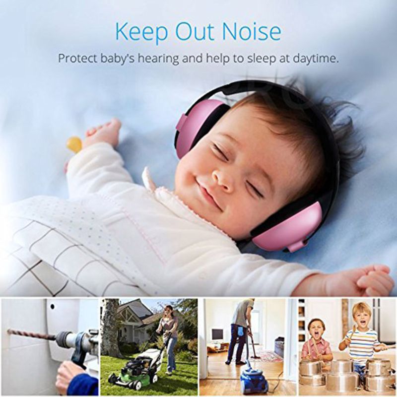 Child Baby Hearing Protection Safety Ear Muffs Kids Noise Cancelling Headphones Soft and Comfortable Baby Earmuffs