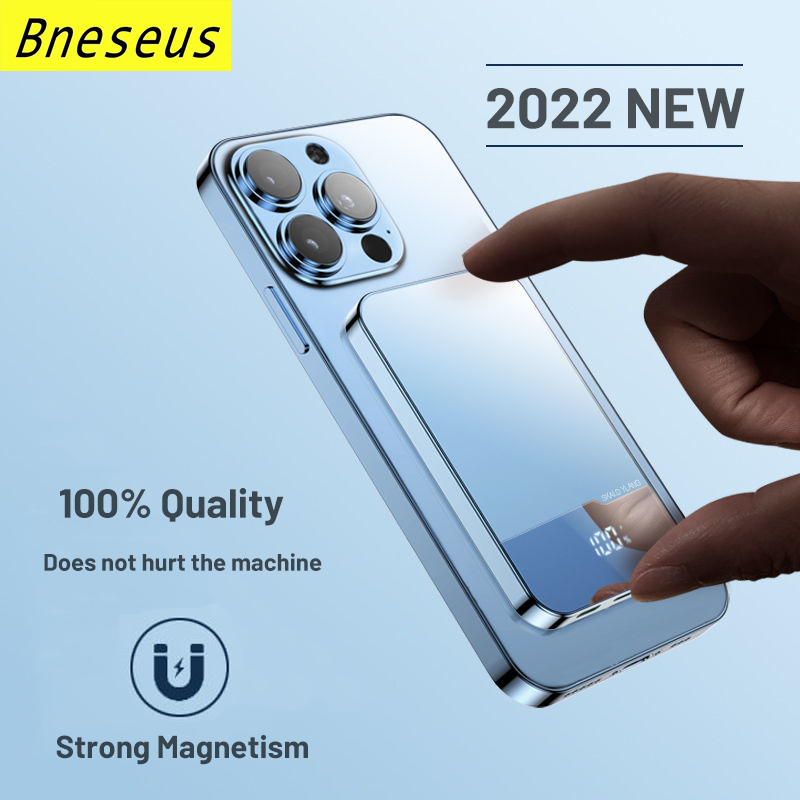  10000mAh Portable Magnetic Power Bank 15W Fast Wireless Charging For iphone 13 12 14 13Por Max Magsafe External Battery