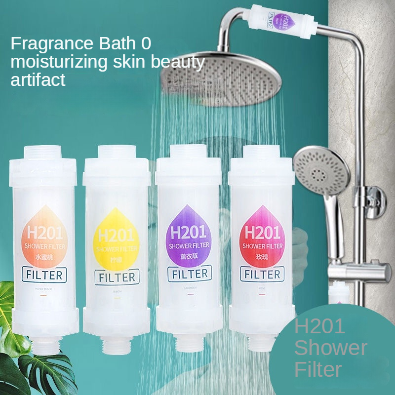 H201 Shower Filter Bath Shower Vitamin C，Lavender Lemon，Scented Shower Filter，Chlorine Removal Water Softener，Bath Accessories