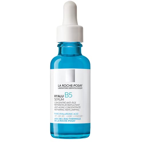 La Roche-Posay Hyalu B5 Pure Hyaluronic Acid Serum for Face, with Vitamin B5, Anti-Aging Serum for Fine Lines and Wrinkles, Hydrating Serum to Plump and Repair Dry Skin, Safe on Sensitive Skin