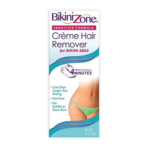 Bikini Zone Crème Hair Remover for Intimate Areas, 2 Oz, 1 Pack
