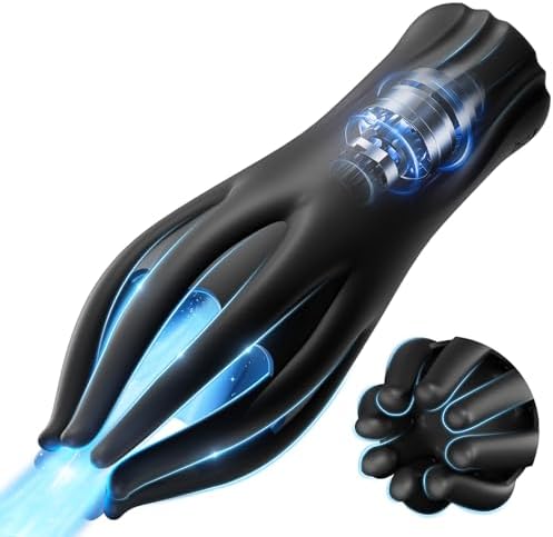 Male Masturbator Male Sex Toys for Men Adult Toys for Men with 10 Powerful Mens Male Penis Training Vibrator Stroker Sex Toy Masturbators Sex Machine 360 Training Wrap Adult Sex Toys & Games