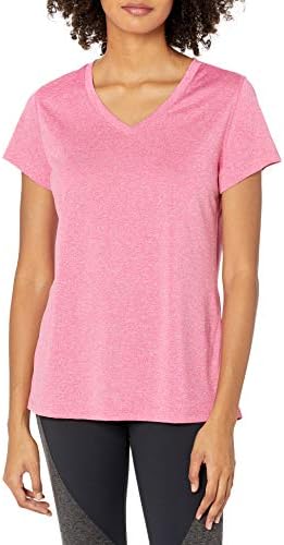 Hanes Women's Cooldri Short Sleeve Performance V-Neck T-Shirt (1 Pack)