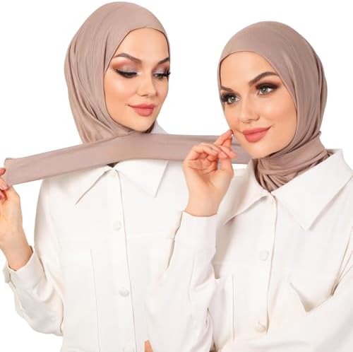 Instant Hijab Scarf For Women, Premium Jersey Head Scarf Wrap, Practical Jersey Hijab, Women Muslim Instant Hijab