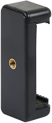 Universal Cell Phone Tripod Mount Adapter, Phone Holder Clip Connector Head Used for Monopod Selfie Stick Travel Mini Flexible Tripod and More, 1 Pack