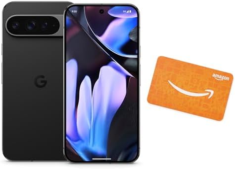 Google Pixel 9 Pro XL - Obsidian - 128 GB with $200 Amazon Gift Card