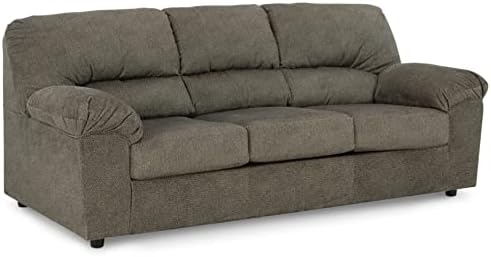 Signature Design by Ashley Norlou Transitional Herringbone Tufted Sofa, Gray