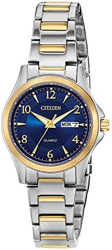 Citizen Quartz Womens Watch, Stainless Steel, Classic, Two-Tone (Model: EQ0595-55L)