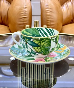 Brand replica hermes home passifolia porcelain 150 ml tea set