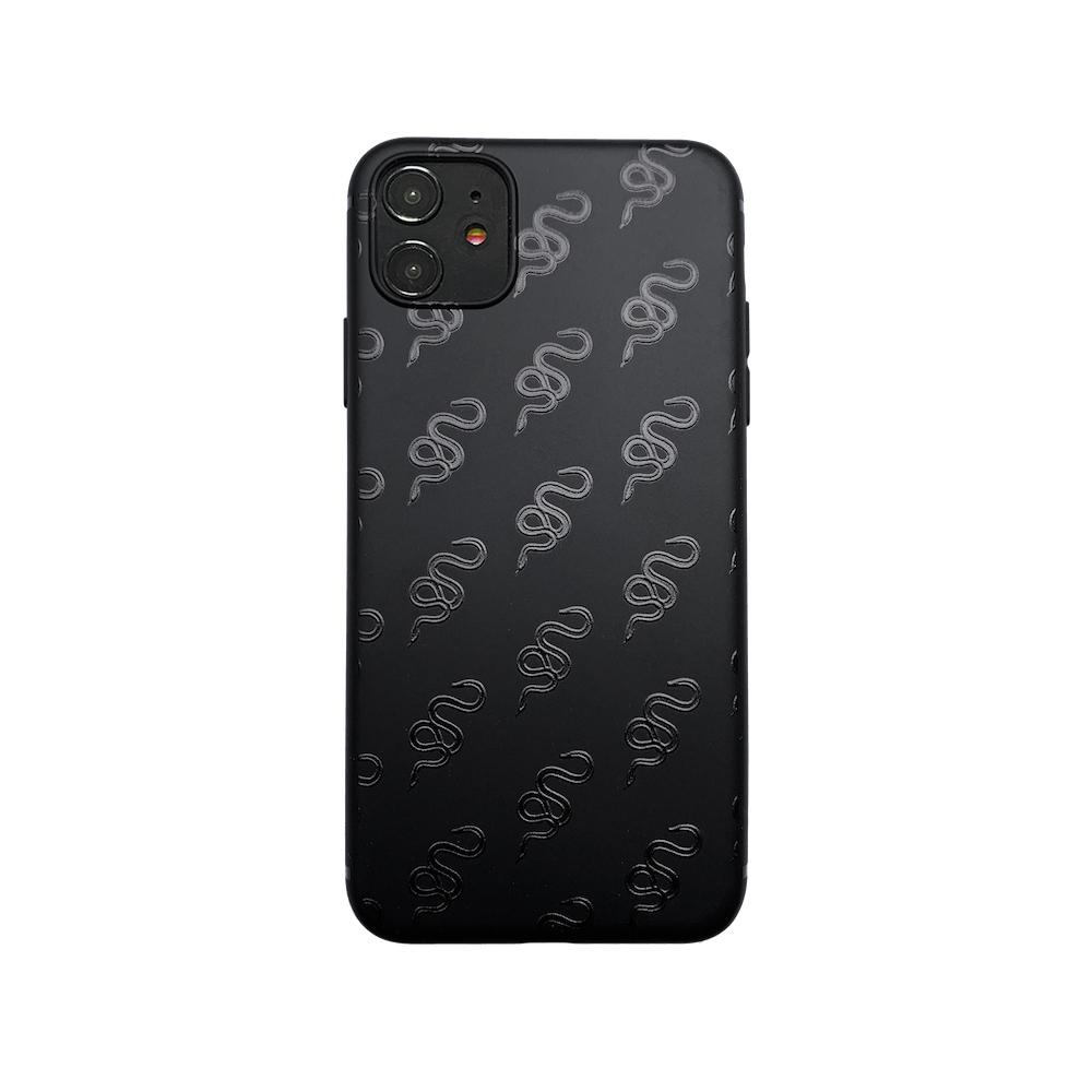 Black Snakes Matte iPhone Case