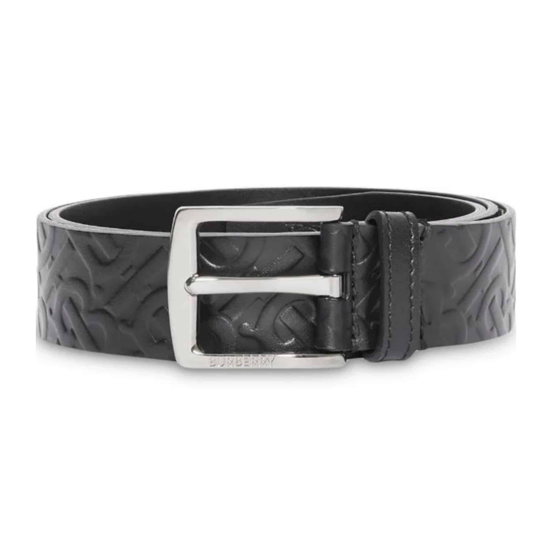 BURBERRY MONOGRAM LEATHER BELT – B22