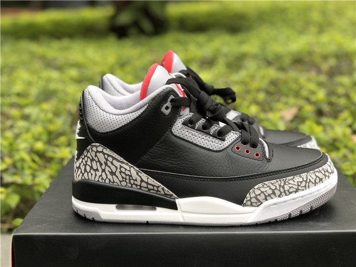 PK AIR JORDAN 3 RETRO OG BLACK CEMENT 2018