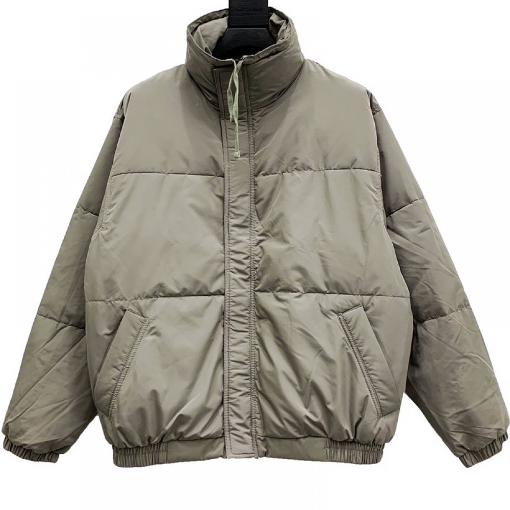 A+ Quality Fear of God Essentials Puffer Jacket Grey